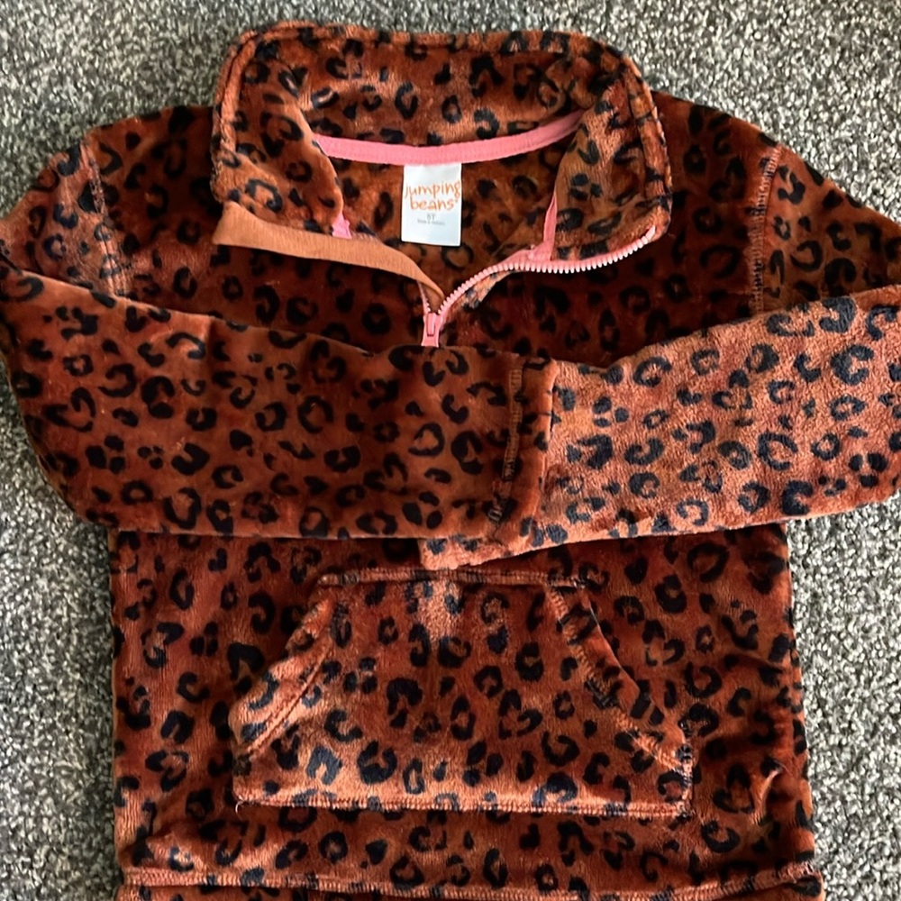 Toddler girl quarter zip. Worn once